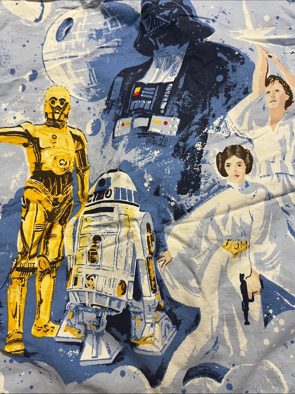 Star Wars Pottery Barn kids A New Hope Flat Sheet Full Size